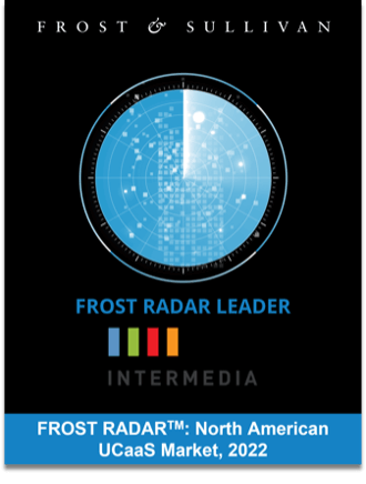 Intermedia Named "Leader" in 2022 Frost Radar UCaaS North American Market Report
