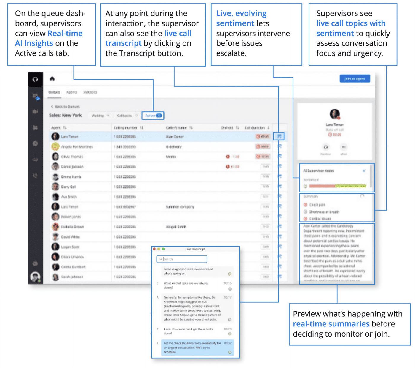 AI Supervisor Assist Screenshot