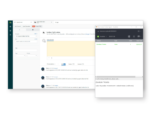 Intermedia Contact Center for Zendesk