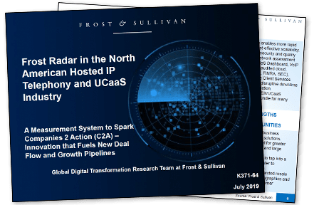 Frost & Sullivan 2019 UCaaS Radar Report