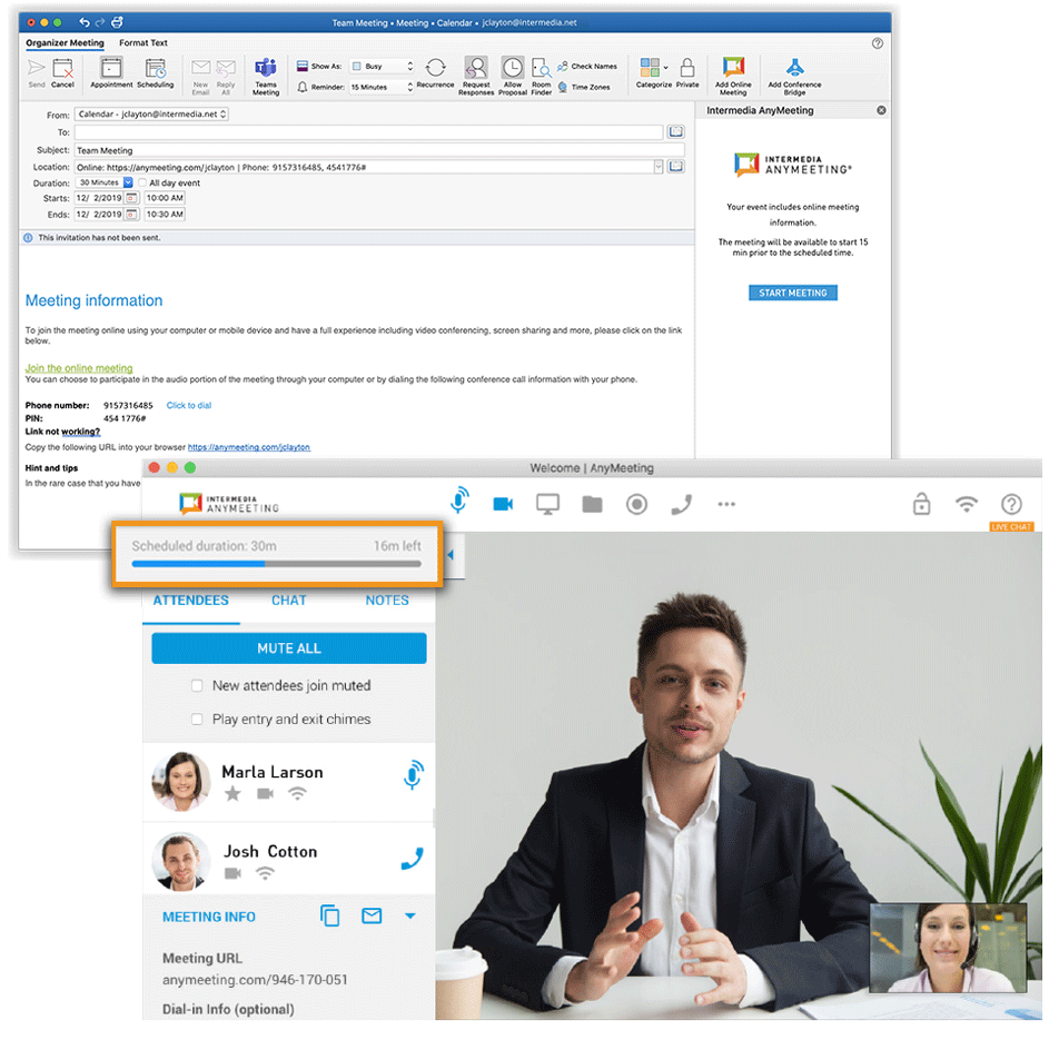 Intermedia AnyMeeting for Microsoft 365
