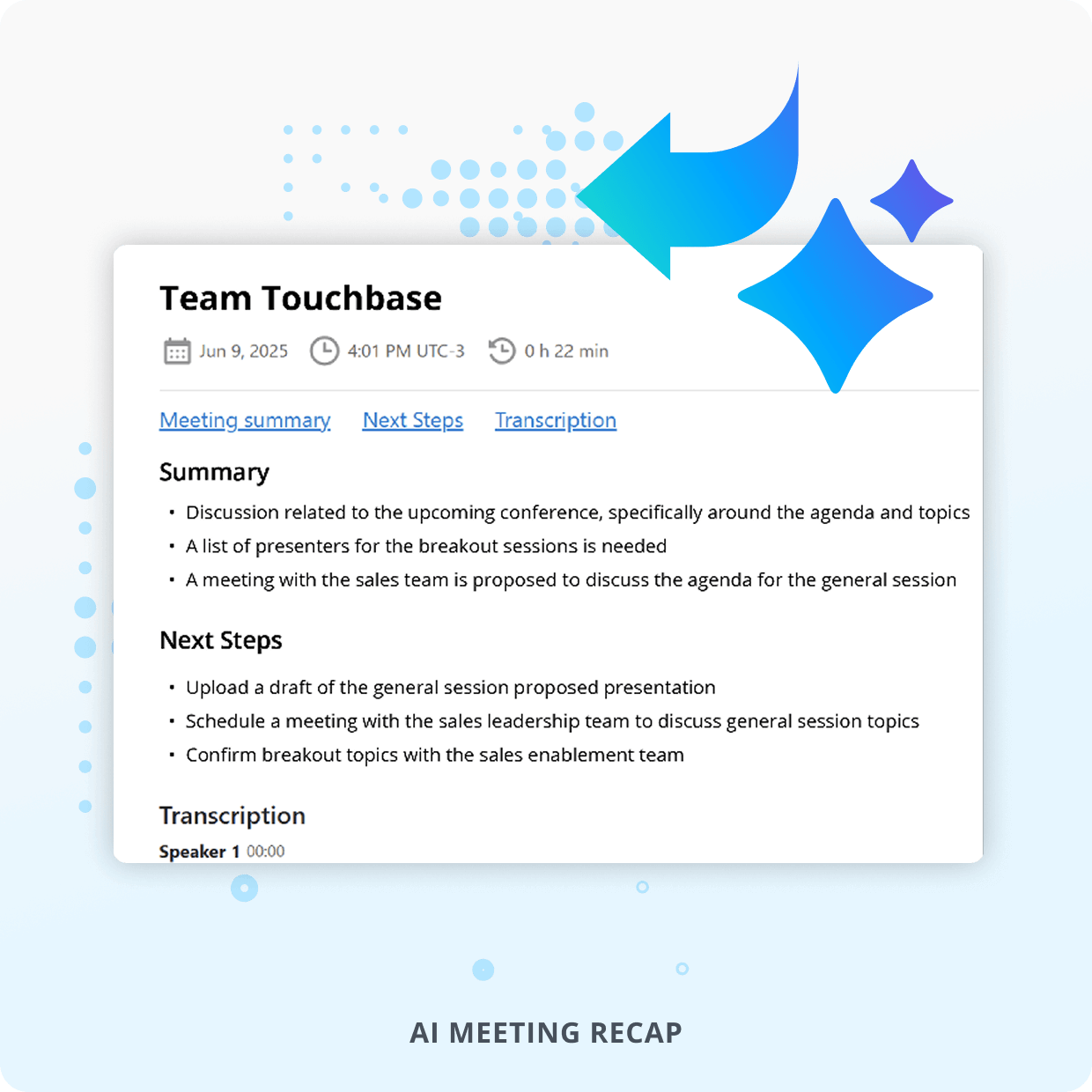 AI Meeting Recap