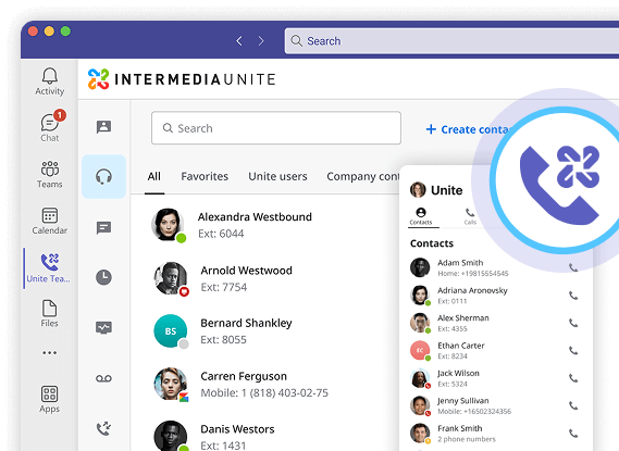 Unite + MS Teams Embedded feature