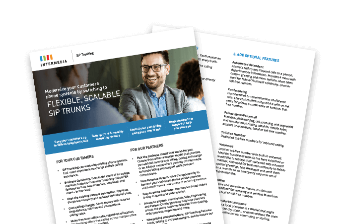 Datasheet: Intermedia's SIP Trunking